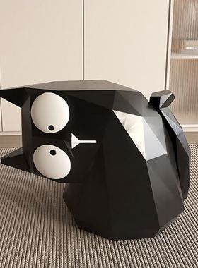 简约创意家居客厅沙发凳小矮凳进门入户换鞋凳儿童装饰品搬家摆件