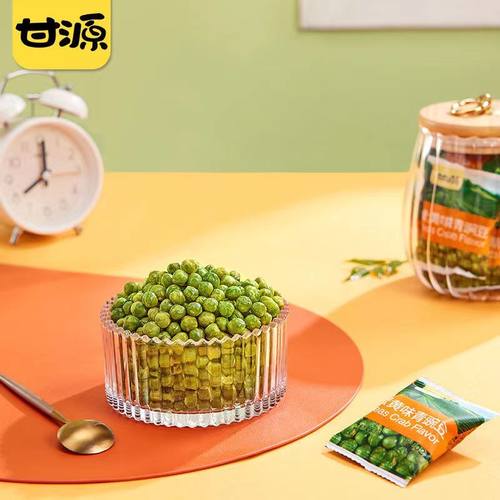 甘源蒜香青豆原味青豌豆酱汁牛肉香辣下酒小菜休闲零食品小吃炒货 - 图2