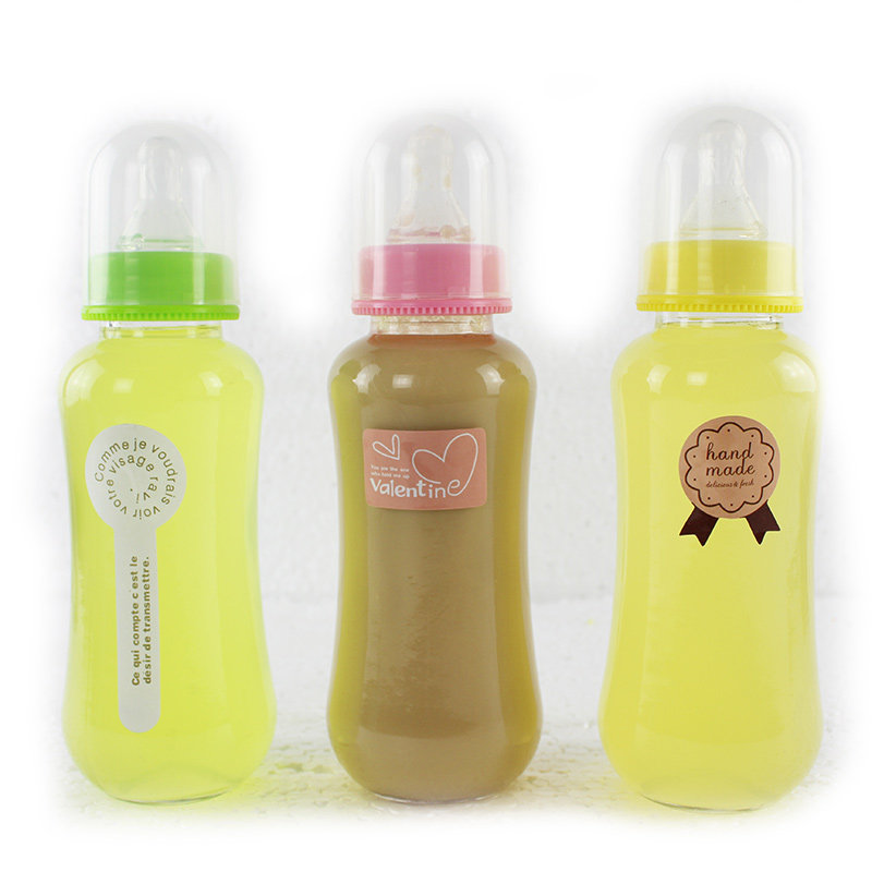 奶茶奶瓶 小成人创意玻璃果汁奶茶饮料酸奶嘴 年会游戏一次性包邮,淘宝优惠券,粉丝福利购,淘宝优惠卷