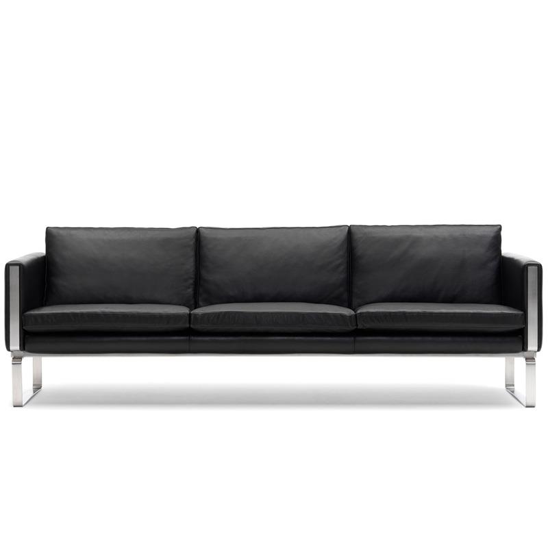MOREDUO/意式现代真皮沙发CH103 Sofa设计师三人位办公家用皮沙发 - 图3