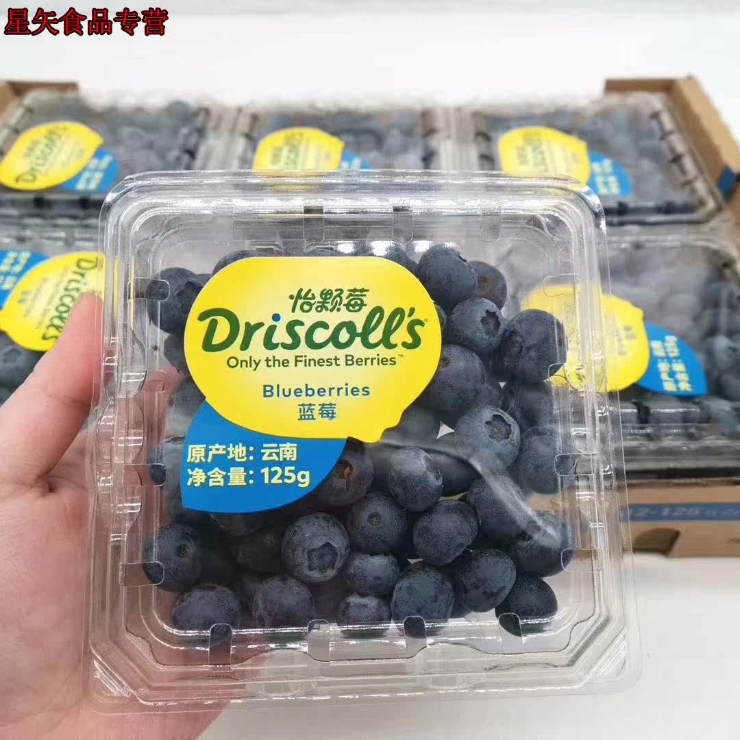 6盒顺丰包邮江浙沪皖(可散卖) 星矢食品蓝莓