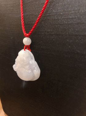 缅甸天然中号弥勒佛吊坠特价包邮