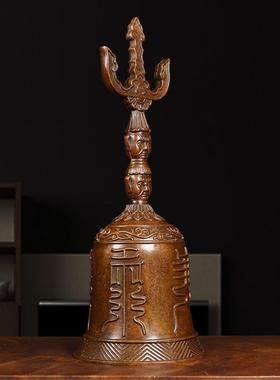 纯铜金刚铃中式佛堂法器