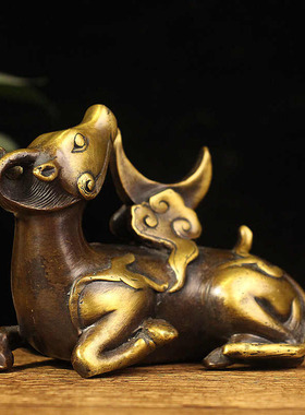 卧牛摆件创意桌面装饰工艺品