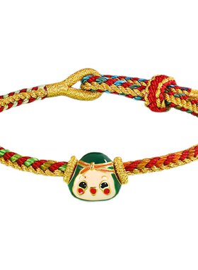 五台端午节五彩绳手链儿童宝宝平安护身符本命年五当五编织红绳