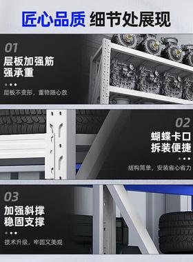 加厚仓库仓储货架多层置物架家用企业储物架超市重型货物收纳铁架