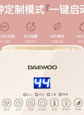 高深桶足浴盆家用泡脚桶过小腿自动加热恒温养生洗脚盆电动按摩