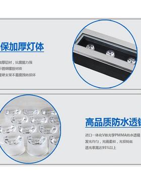 led长条地埋灯户外防水嵌入式地灯条形广场线条埋地灯地脚台阶X20