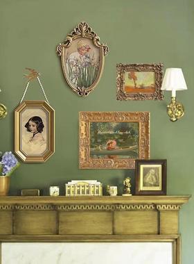 小众复古轻奢卧室现代艺术玄关餐厅走廊墙面装饰挂画组合美式壁画