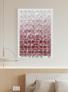 2025新款现代简约客厅装饰画轻奢立体玄关过道挂画高级感餐厅壁画