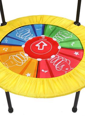 春风多功能40寸音乐儿童蹦蹦床家用室内小形跳跳床扶手可升降