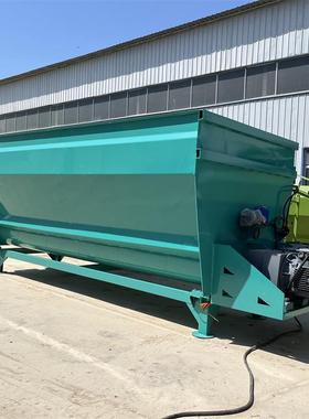 养殖场直连式日粮搅拌机TMR称重粉碎混料机立式电动直连拌草机