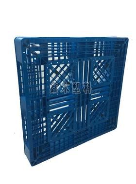 塑料托盘一次性出货用托盘垫板网格田字栈板1111垫仓板四面进叉