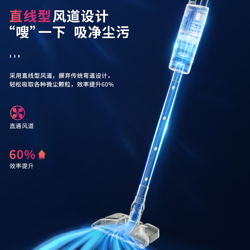 奥克斯吸尘器湿拖一体家用大毛发 奥克斯宇田吸尘器