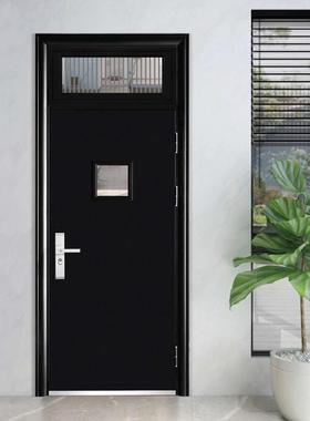 学校教室门入户门钢制进户门带气窗通风防盗门宿舍门可