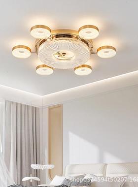 轻奢北欧简约创意个性艺术吊灯餐厅卧室主灯具客厅装饰圆形吸顶灯