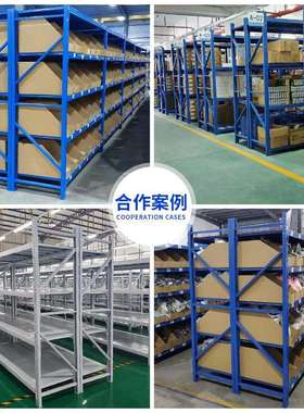 现货工厂仓库仓储货架可移动货架子轻型货架家用多层铁架子