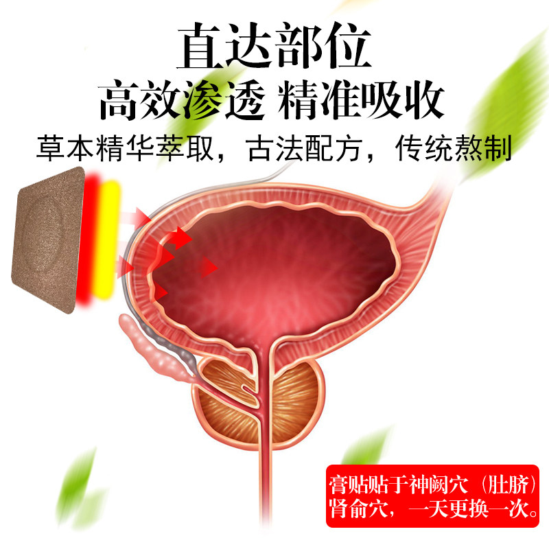 慢性前列腺中药贴尿频增生尿道药 欣梵医疗器械保健理疗