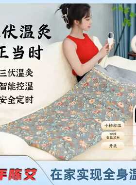 艾灸毯电加热艾绒电热毯子艾草温灸床垫保暖热敷理疗毯 保健
