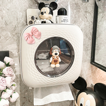 Toilet toilet paper box toilet paper towels box Toilet Paper shelf Paper Shelve Wall-mounted free of punch and waterproof special
