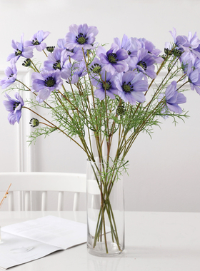 泰环手感波斯菊格桑花仿真花束