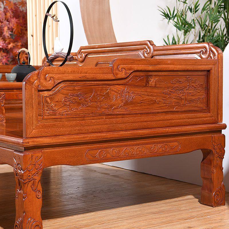 实木罗汉床中式花梨木沙发床两用仿古家具小户型民宿简约禅意床榻,淘宝优惠券,粉丝福利购,淘宝优惠卷