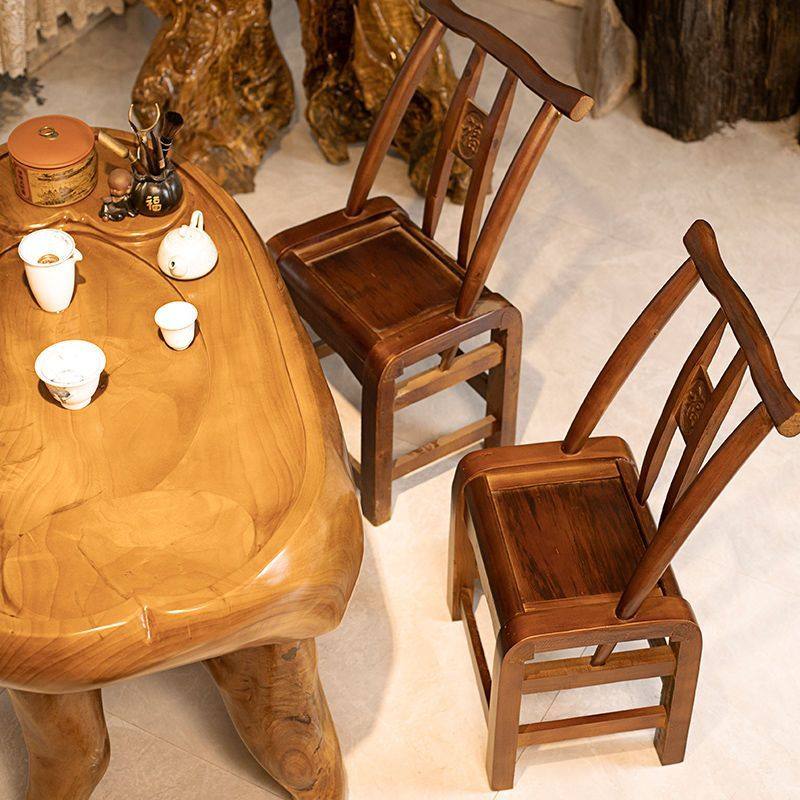 桃色仿古实木老式木靠背椅子家用成人农家乐小椅子餐桌椅子,淘宝优惠券,粉丝福利购,淘宝优惠卷