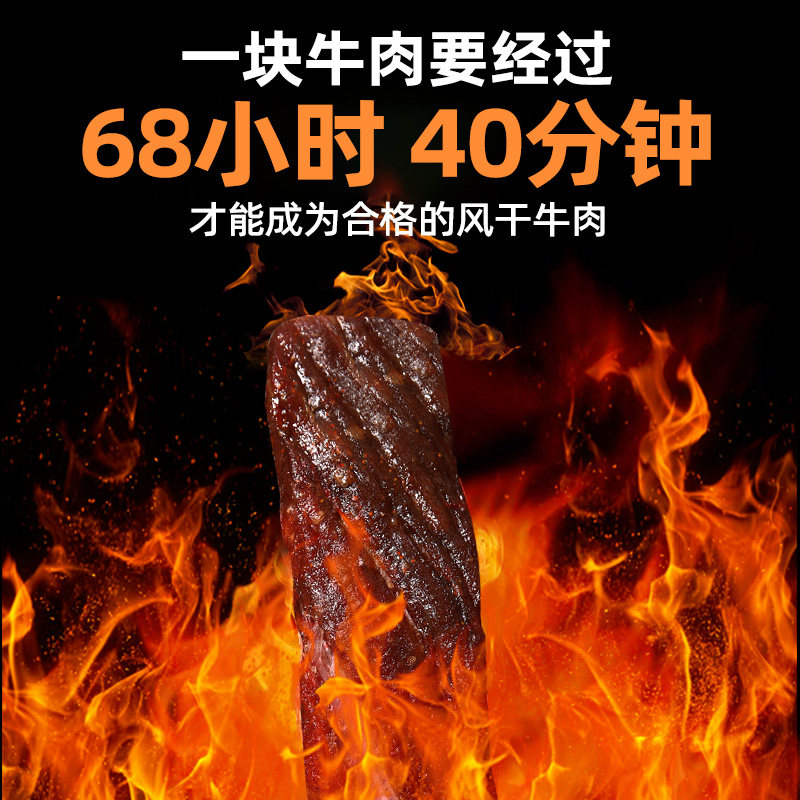 风干牛肉干内蒙古正宗手撕小零食 草原钨苏牛肉类
