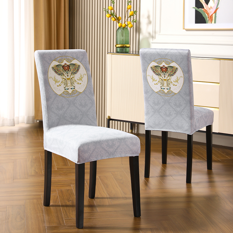 餐桌椅子套罩四季通用欧式餐椅套实木靠背万能座椅套2024新款加厚 - 图3