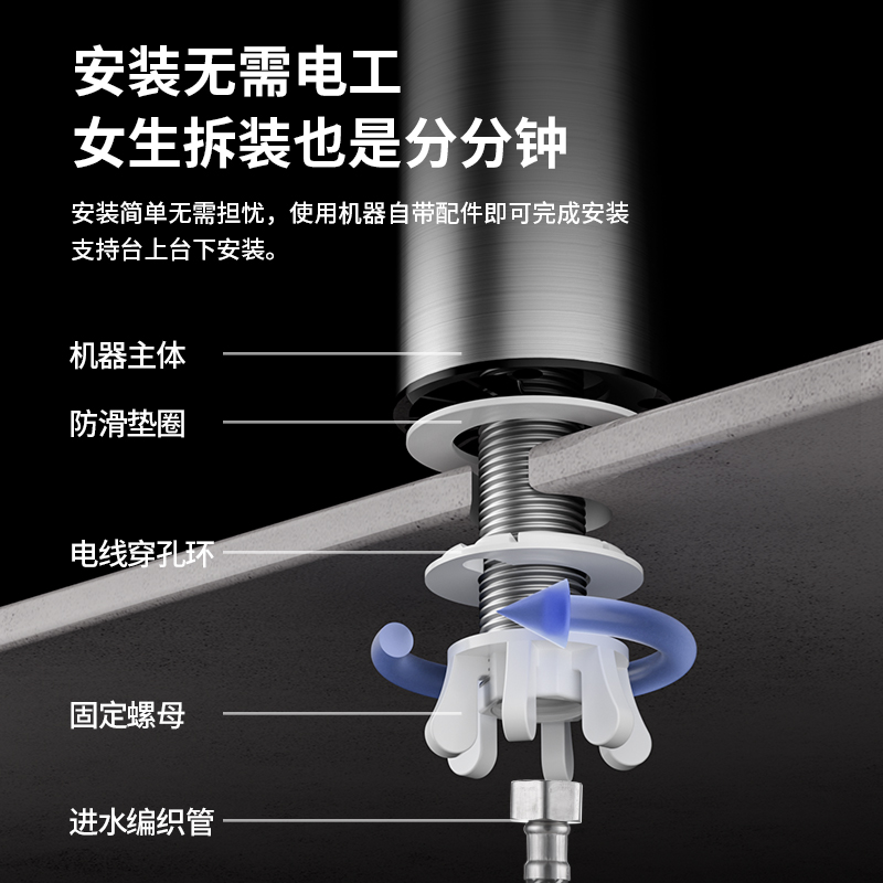 四季沐歌电热水龙头速热即热式加热卫生间热水器水龙头家用小厨宝