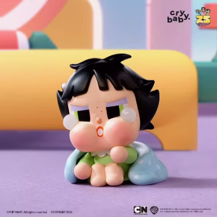 【Genuine】POPMART泡泡玛特CRYBABY × 飞天小女警盲盒手办公仔 - 图0