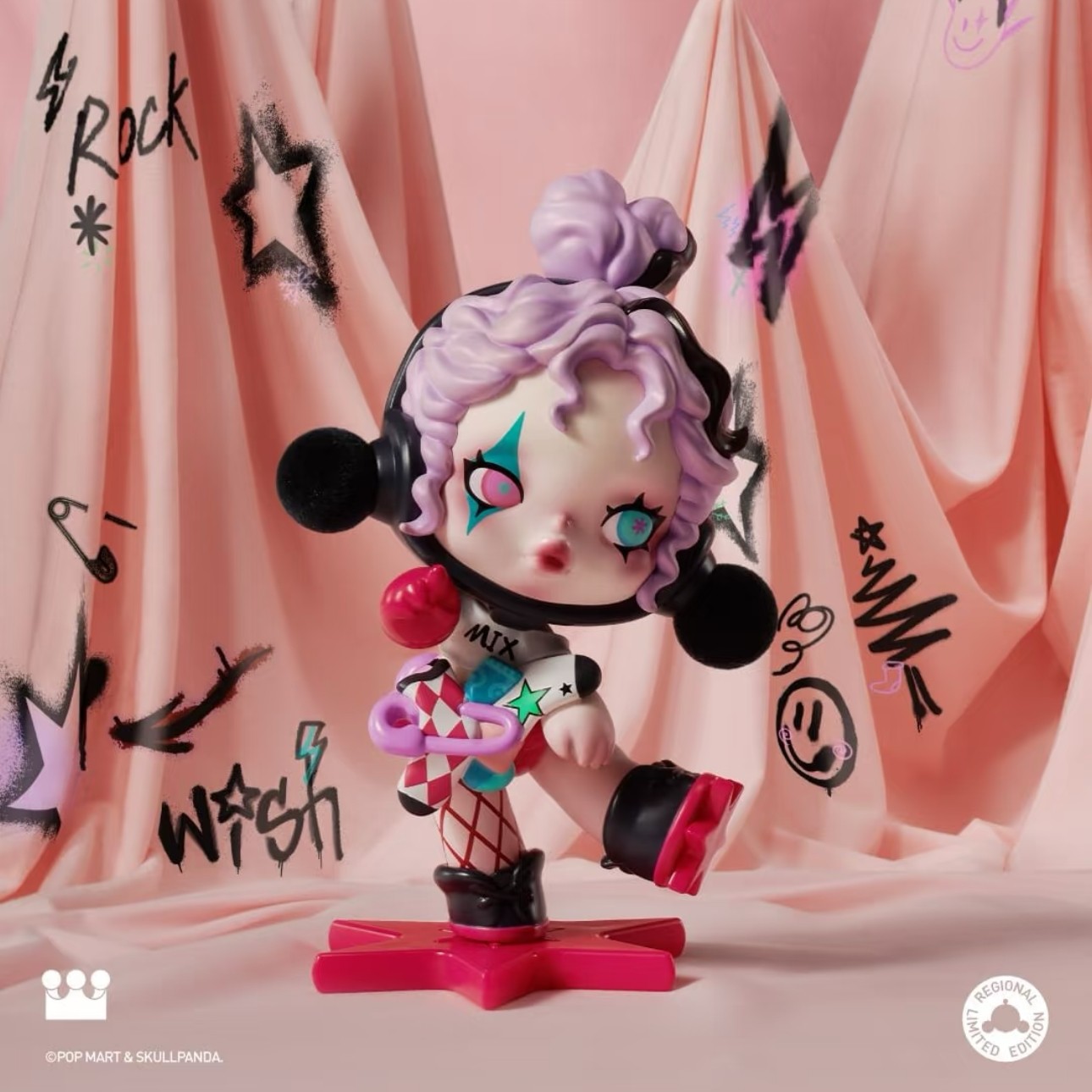 POPMART泡泡玛特SKULLPANDA许愿时间到SP盲盒14代手办公仔潮玩,淘宝优惠券,粉丝福利购,淘宝优惠卷