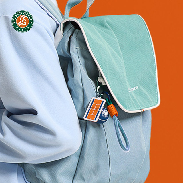 Tennis peripheral keychain school bag pendant