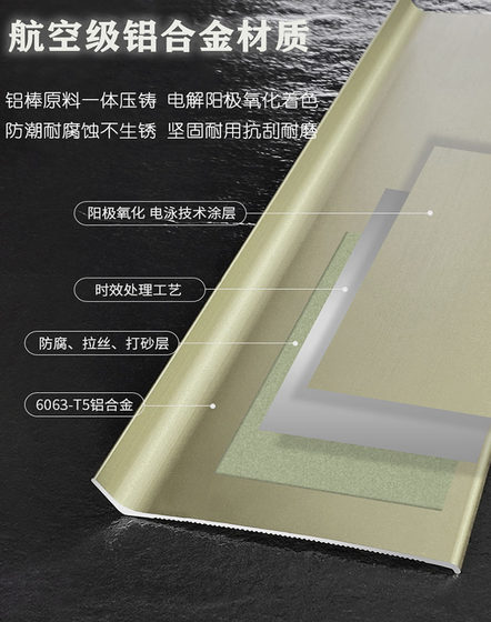 Thickened baseboard metal 6cm8c4cm ultra-thin