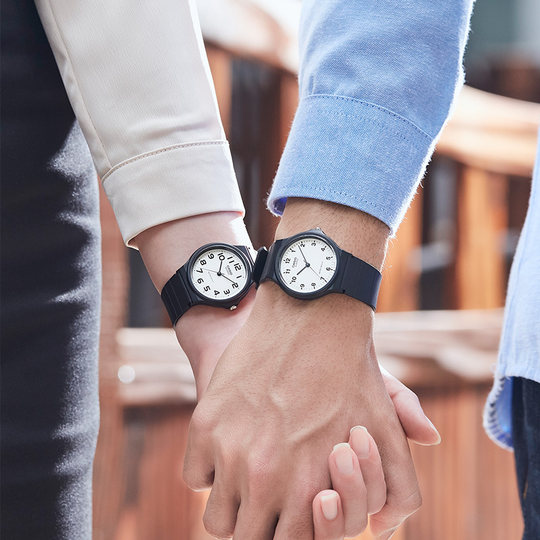 Casio Casio small black watch student mq-24 watch