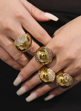 摩天轮不锈钢5A锆石超闪项链手链