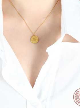 日韩田园风甜酷小众设计时尚锁骨