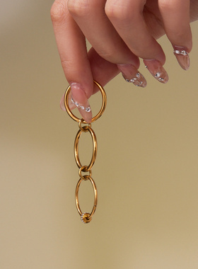 摩天轮欧美风缠绕线圈弹簧戒指女