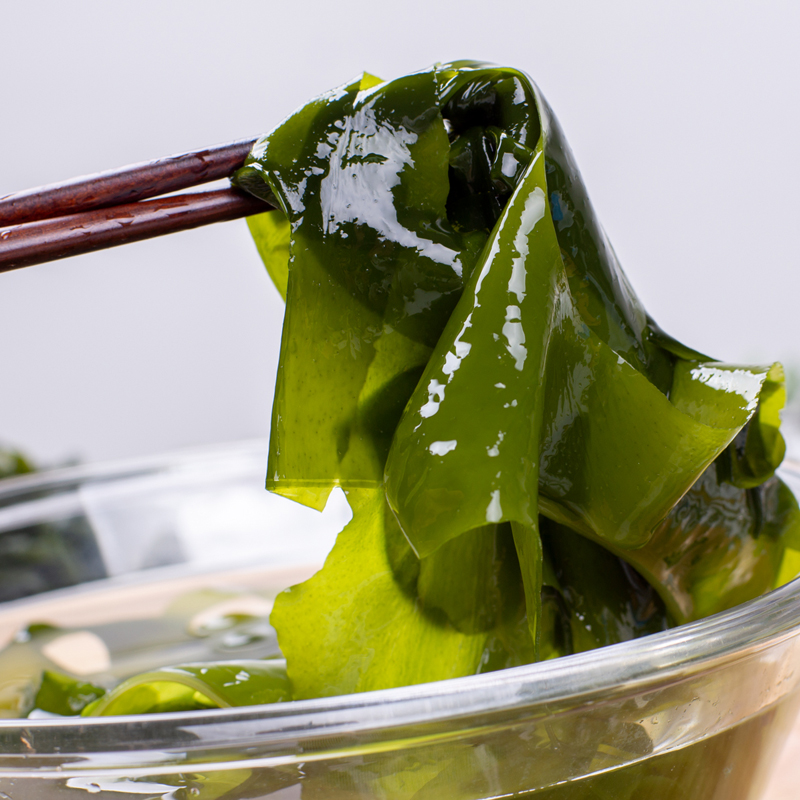 新鲜盐渍裙带菜海芥菜海白菜嫩火锅韩式海带汤含箱2500g - 图0