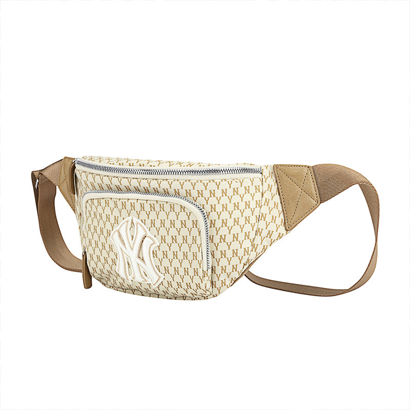 mlb老花系列联名款户外休闲ny胸包 MLB海外男士包袋