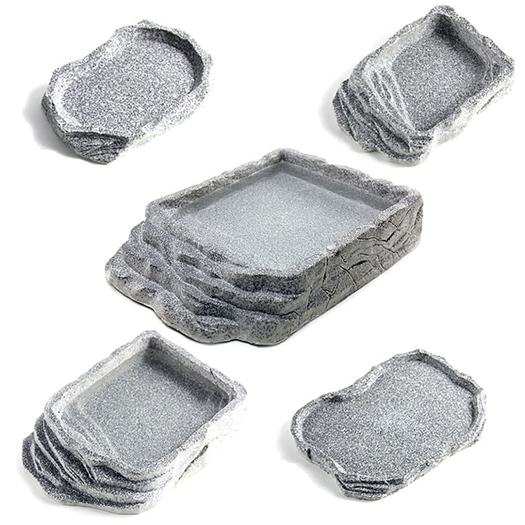 爬宠食盆蜥蜴陆龟角蛙专用泡澡盆饲养箱造景装饰守宫宠物蛇饮水盆,淘宝优惠券,粉丝福利购,淘宝优惠卷