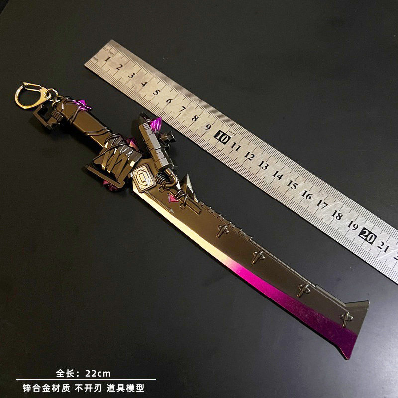 和平精英模型和平精英地铁逃生冷锋蝴蝶刀火焰刀双节棍金属模型合金玩具盒套装