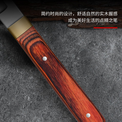 蒙餐刀宰牛羊专用剔骨刀蒙古特色锻造刀杀猪放血分割刀割肉锋钢刀 - 图1