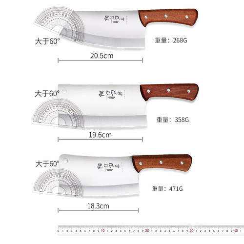 阳江刀具菜刀女士专用切片刀锋利厨房切肉刀厨师小菜刀家用正品刀 - 图2