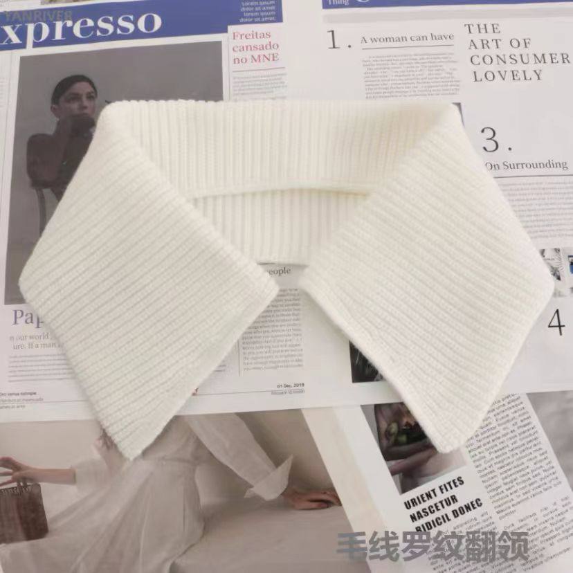 2025新款毛线罗纹翻领针织螺纹方领秋冬毛衣假领羽绒服防脏领单卖,淘宝优惠券,粉丝福利购,淘宝优惠卷