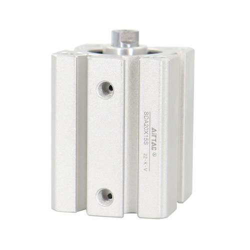 亚德客气缸小型气动大推力薄型气缸SDA63*5X10X15X20X25X30X35S - 图1