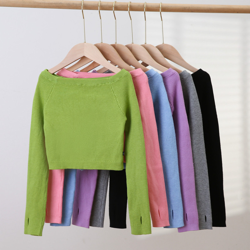 儿童舞蹈服毛衣秋季针织一字领长袖外套保暖练功服女童跳舞小披肩,淘宝优惠券,粉丝福利购,淘宝优惠卷