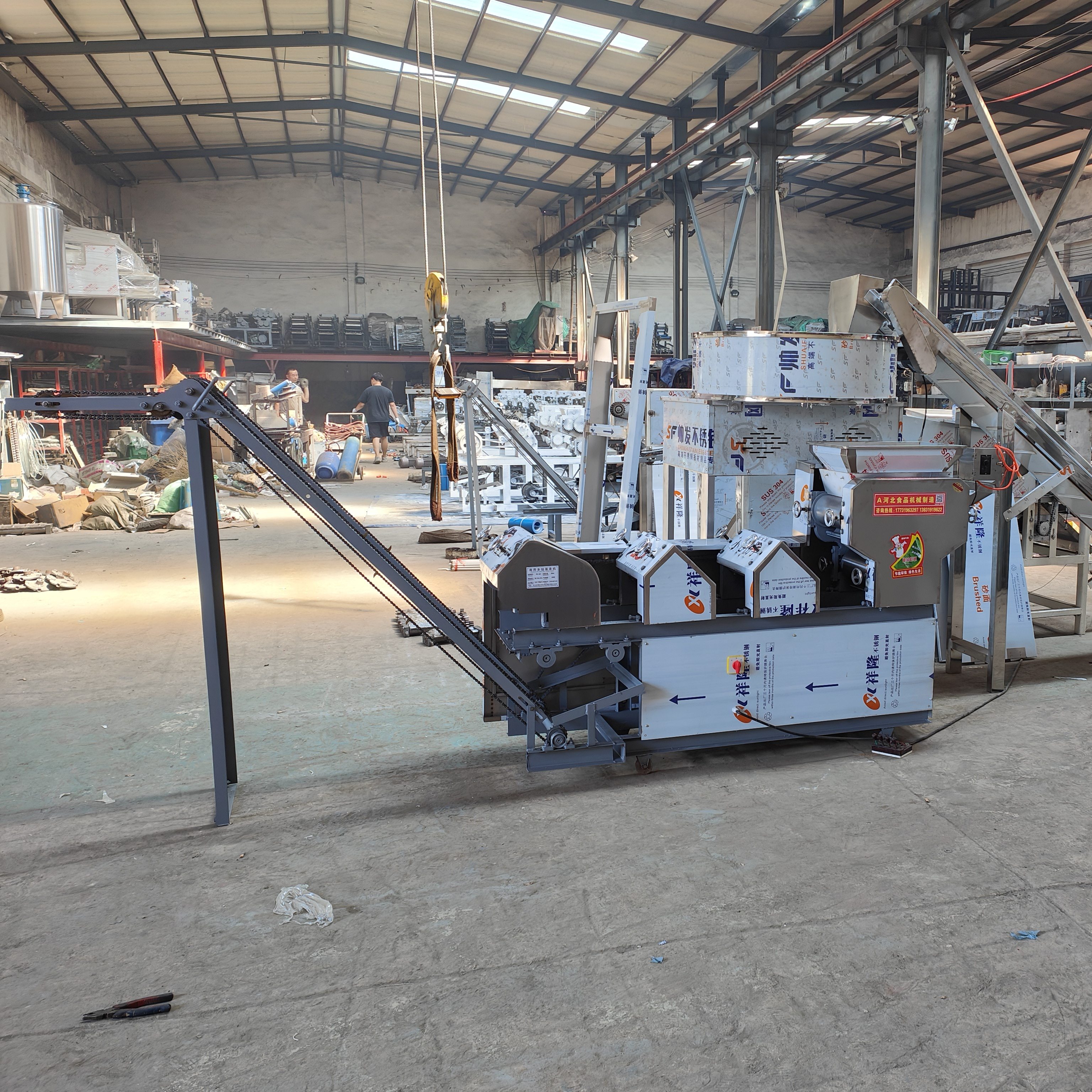 全自动面条机大型商用压面机挂面叠皮一体机果蔬干湿鲜面挂面机器,淘宝优惠券,粉丝福利购,淘宝优惠卷