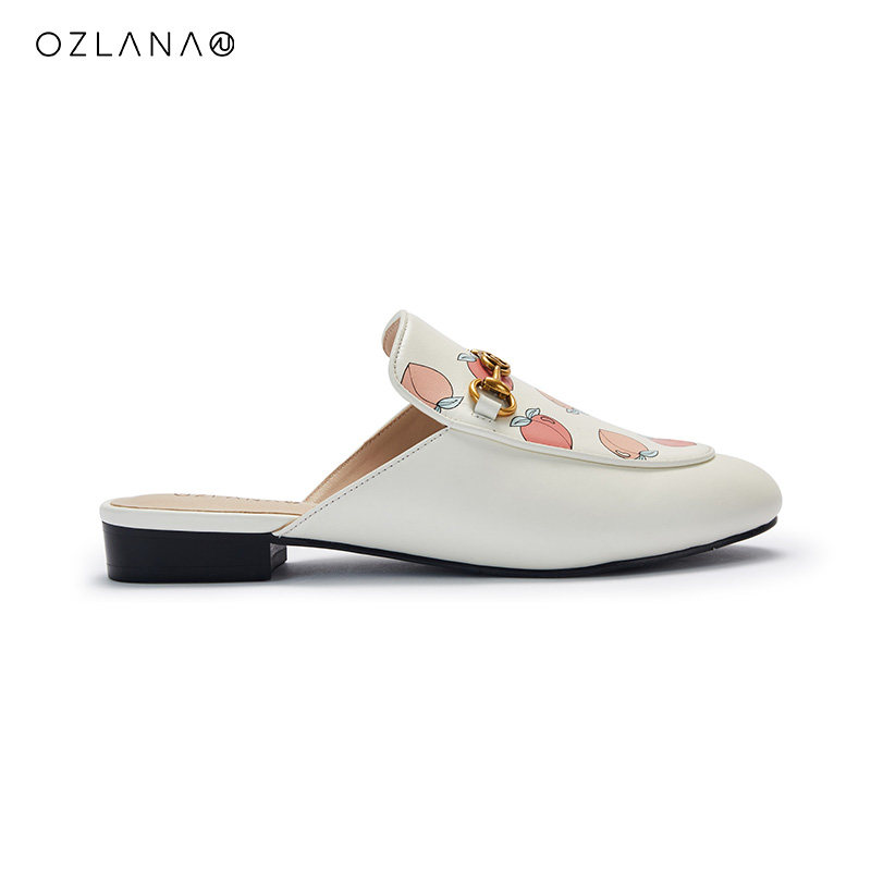 ozlana2020夏季新品珍宝珠联名女鞋 ozlana穆勒鞋