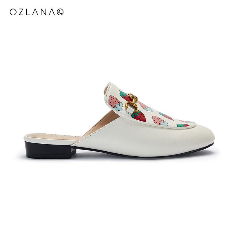 ozlana2020夏季新品珍宝珠联名女鞋 ozlana穆勒鞋